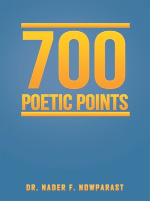 cover image of 700 Poetic Points
